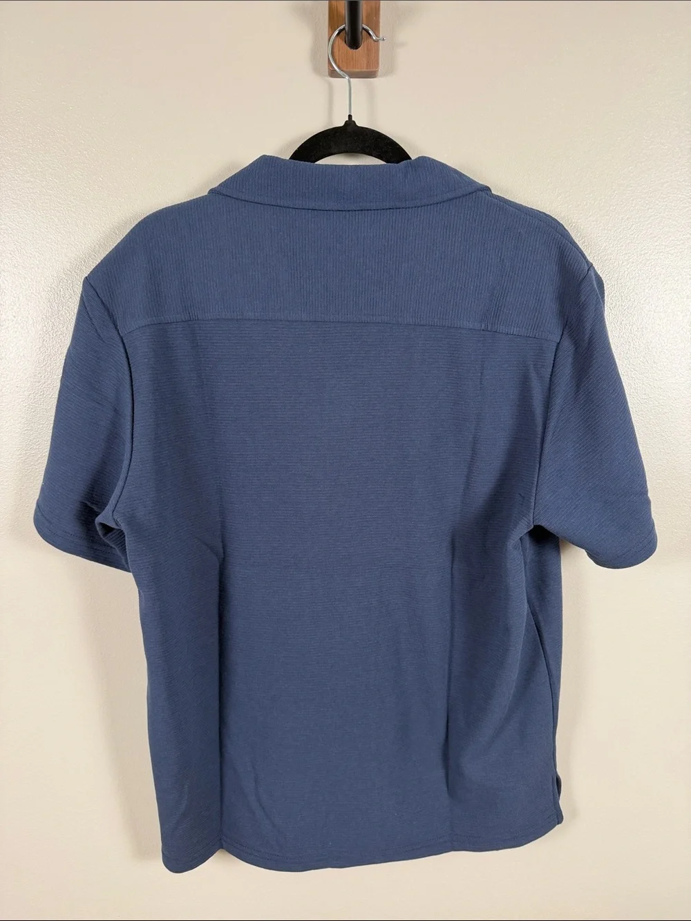 Belforte Black | Navy Short-Sleeve Men’s Button-Down Shirt